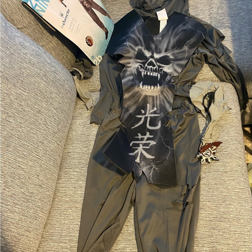 Kids Zombie ninja costume